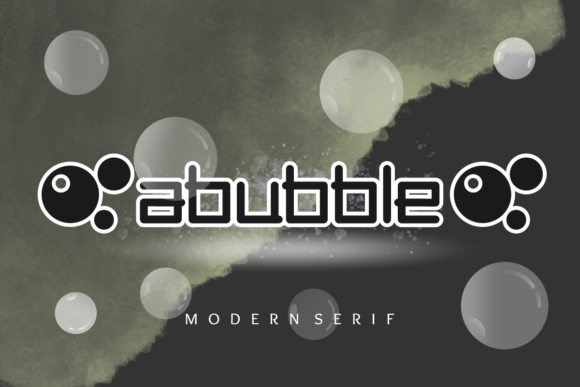 Abubble Font for Editorial Design