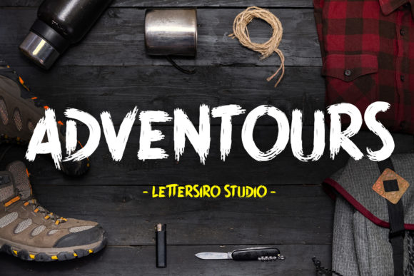 Adventours Font for Bold Editorial Design