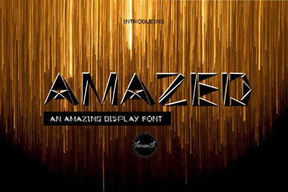 Amazed Display Font for Handmade Labels & Printables