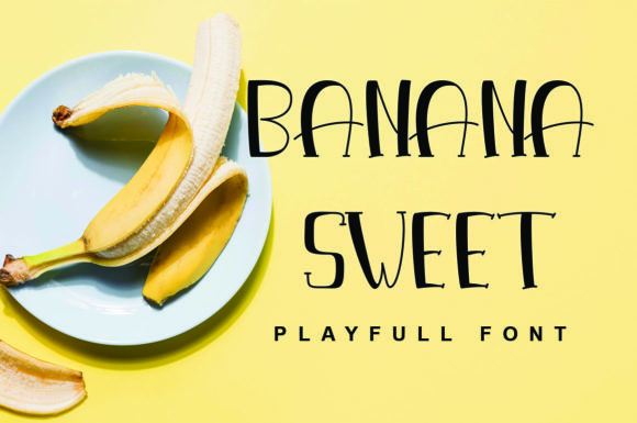 Banana Sweet Font for Creative Design