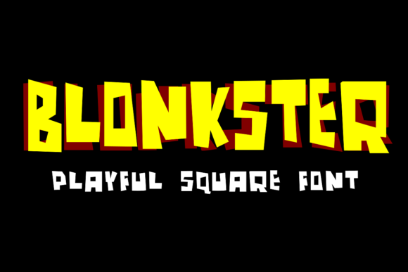 Blonkster: A Font for Elegant Design