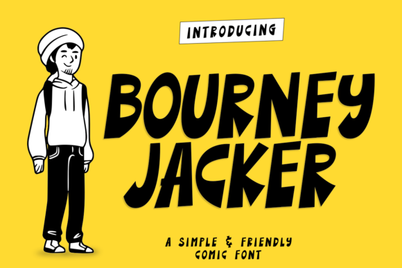 Bourney Jacker Font