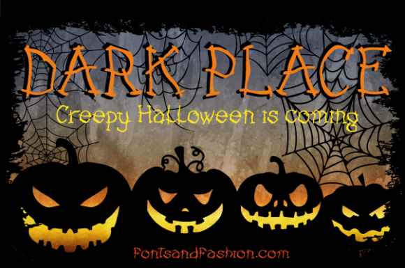 Dark Place Font for Creative Projects