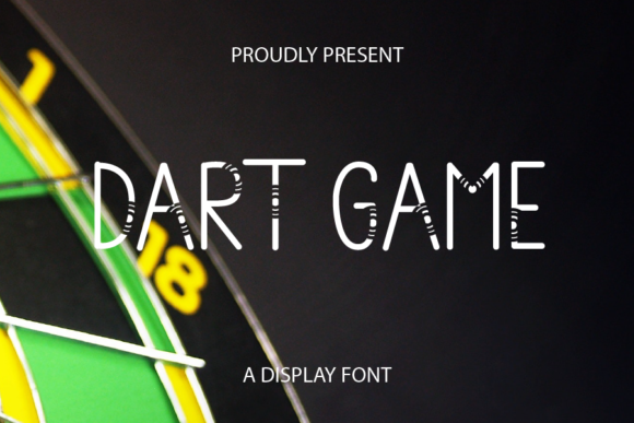 Dart Game Font: Bold & Beautiful