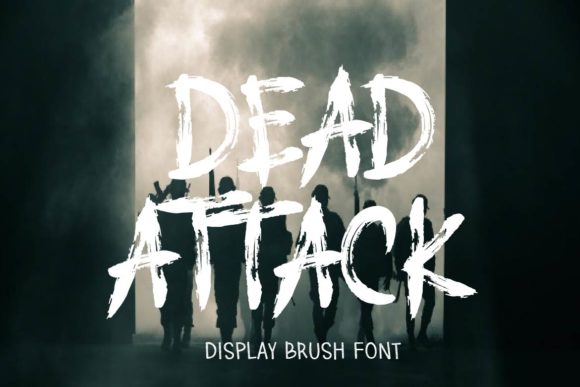Dead Attack Font for Creative Projects