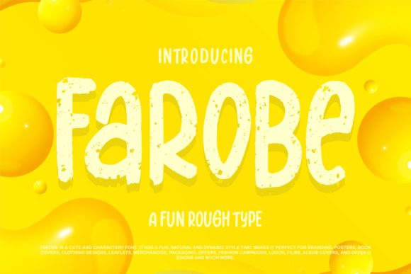 Farobe: A Bold Display Font