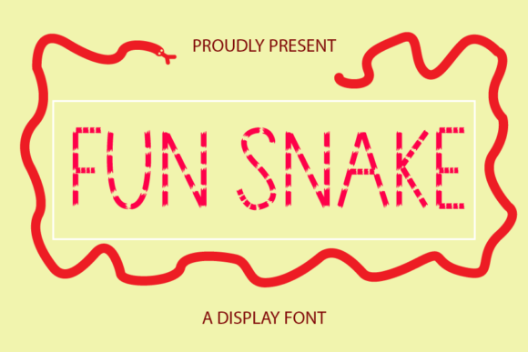 Fun Snake: A Friendly Display Font