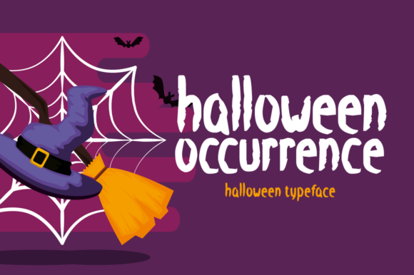 Halloween Occurrence: A Bold Halloween Display Font