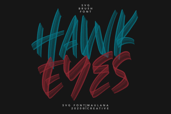 Hawk Eyes: A Bold Typeface for Creative Projects