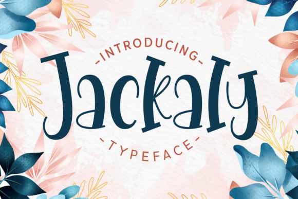 Jackaly: A Joyful Display Font