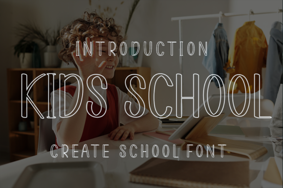 Kids School Font: A Warm, Hand-Lettered Display Typeface for Friendly Branding