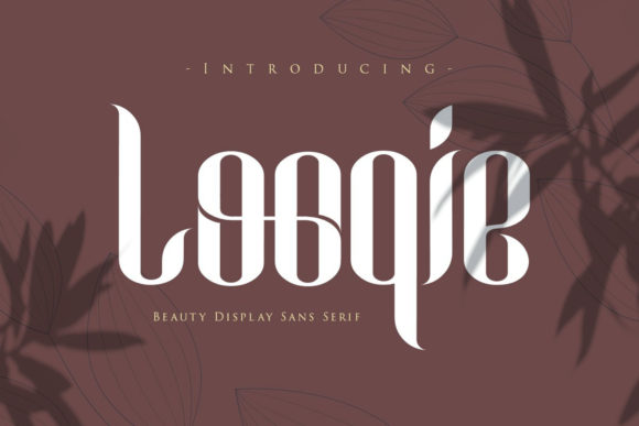 Looqie: A Stylish Display Font for Web Design