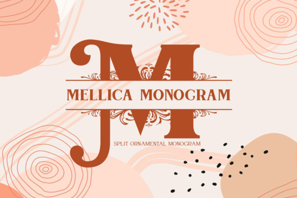 Mellica Monogram: Elegant Display Font