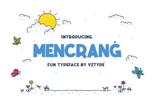 Mencranġ: A Bold Font for Creative Campaigns