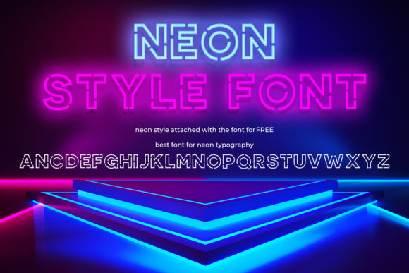 Neon Style: A Display Font That Makes Your Brand Shine