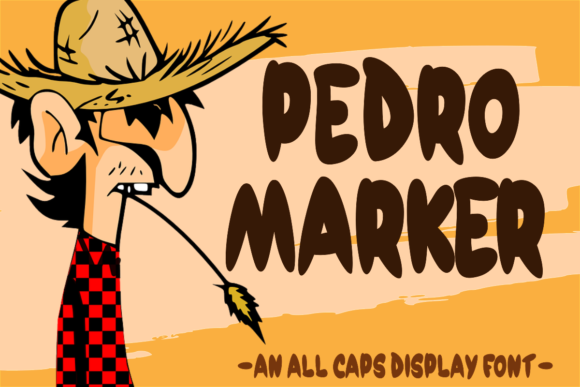 Pedro Marker: A Display Font That Makes Your Brand Instantly Memorable