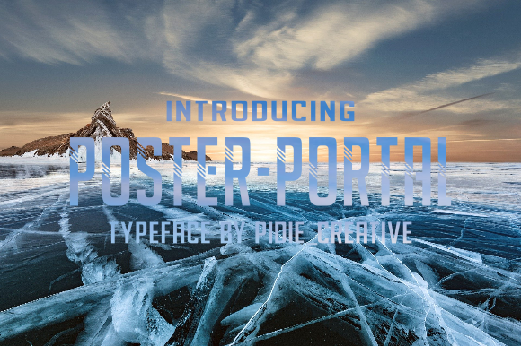 Poster-Portal: A Bold Display Font for Digital Marketing