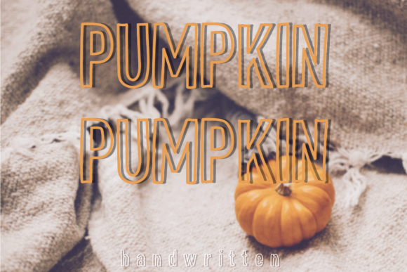 Pumpkin Pumpkin Font for Business