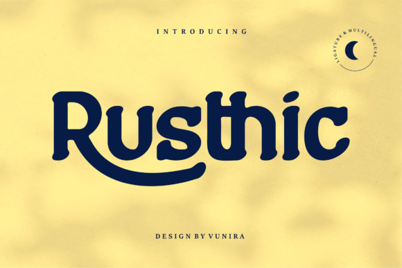 Rusthic: A Bold Display Font for Web Design