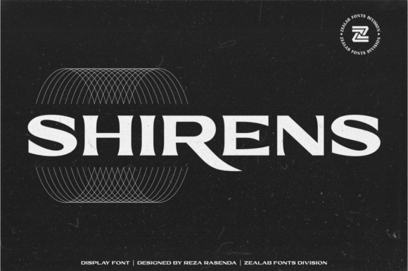 Shirens: A Bold Display Font