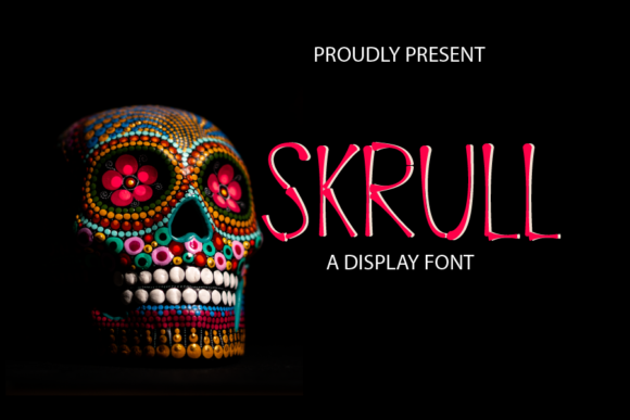 Skrull: A Bold Display Font for Creative Projects