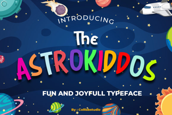 The Astrokiddos Display Font for Warm, Engaging Web Headlines